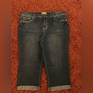 Vintage cropped jeans